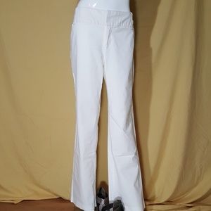 Women's white cotton pants